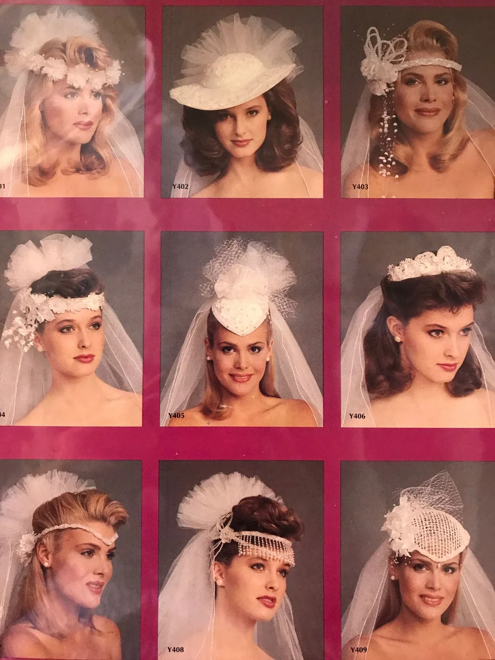 Vintage Bridal Headband with Veil 1980's 1990's - Picture 13 of 13
